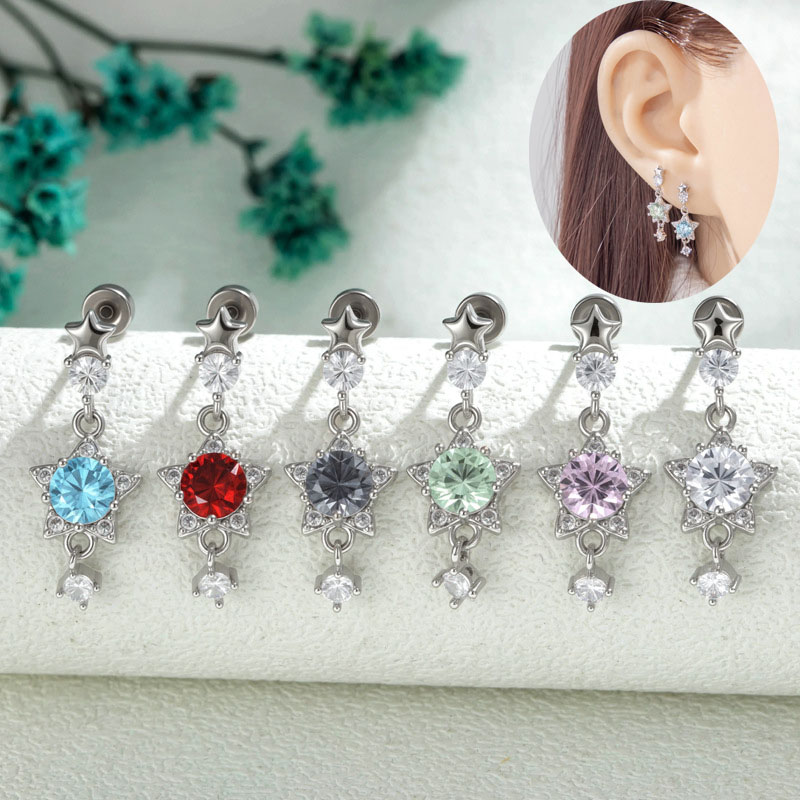 Qualiti Body Jewelry - 20Guage Stud Earrings for women Surgical