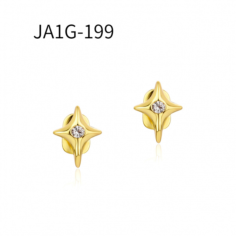 Body Jewelry Hot - Hot New Fashionable Four-Pointed Star Single