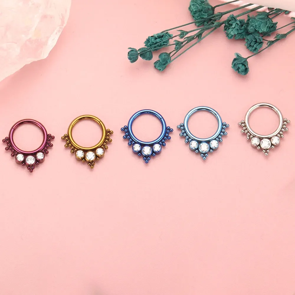 ASTM F136 Titanium Clicker Hig - Qualiti Body Jewelry ulasan dan harga