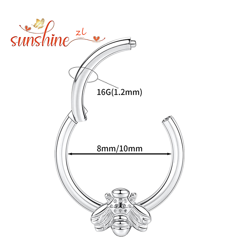1PS Stainless steel High quali - Qualiti Body Jewelry ulasan dan harga
