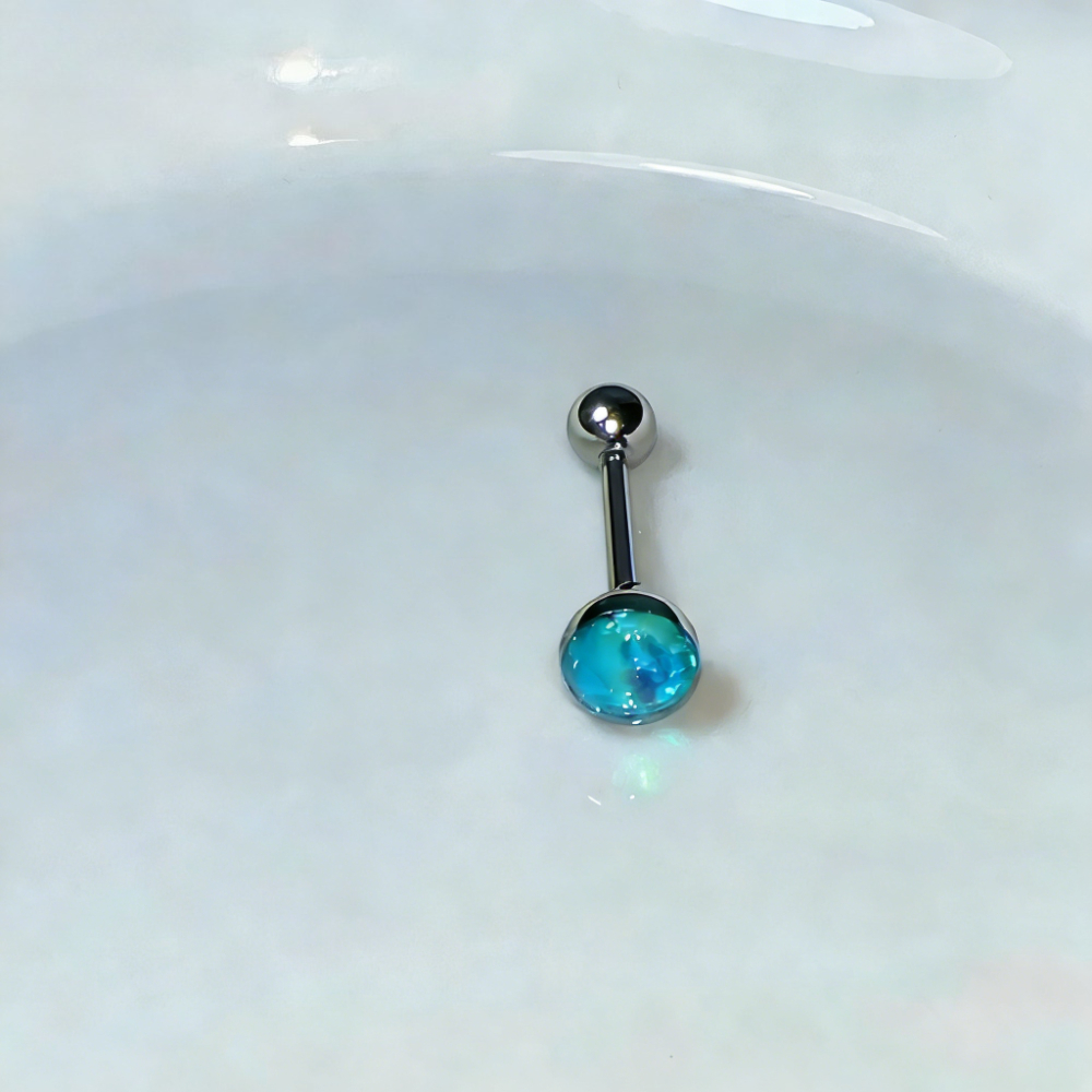 1Pc High-Quality Trendy Blue G - Qualiti Body Jewelry ulasan dan harga