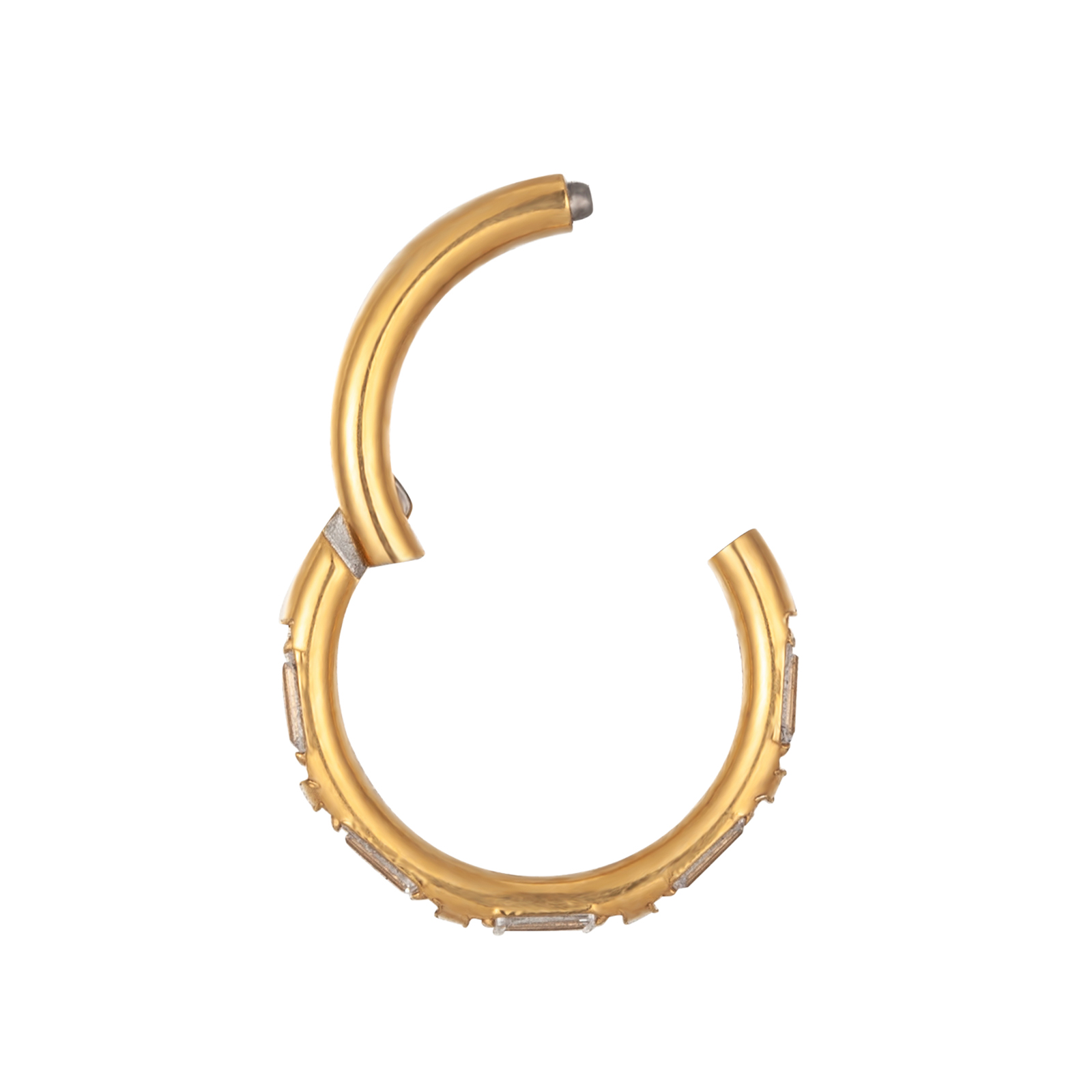 1PS G23 Titanium Earrings Squa - Qualiti Body Jewelry ulasan dan harga