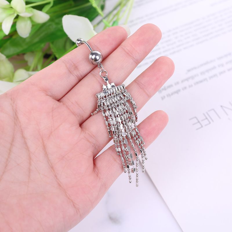M2EA Hot Rhinestone Tassel Dan - Body Jewelry Hot ulasan dan harga