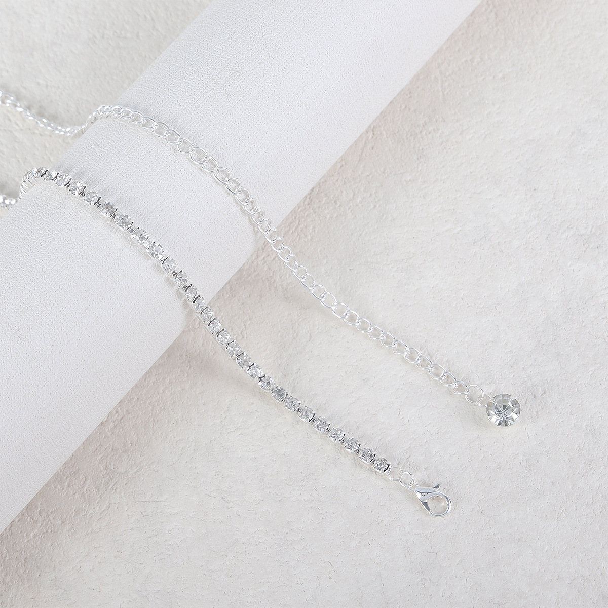 Fashionable Single Layer Minim - Body Jewelry Rhinestone ulasan dan harga