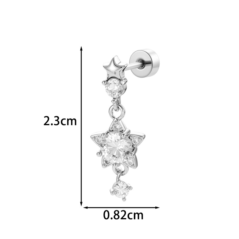 20Guage Stud Earrings for wome - Qualiti Body Jewelry ulasan dan harga