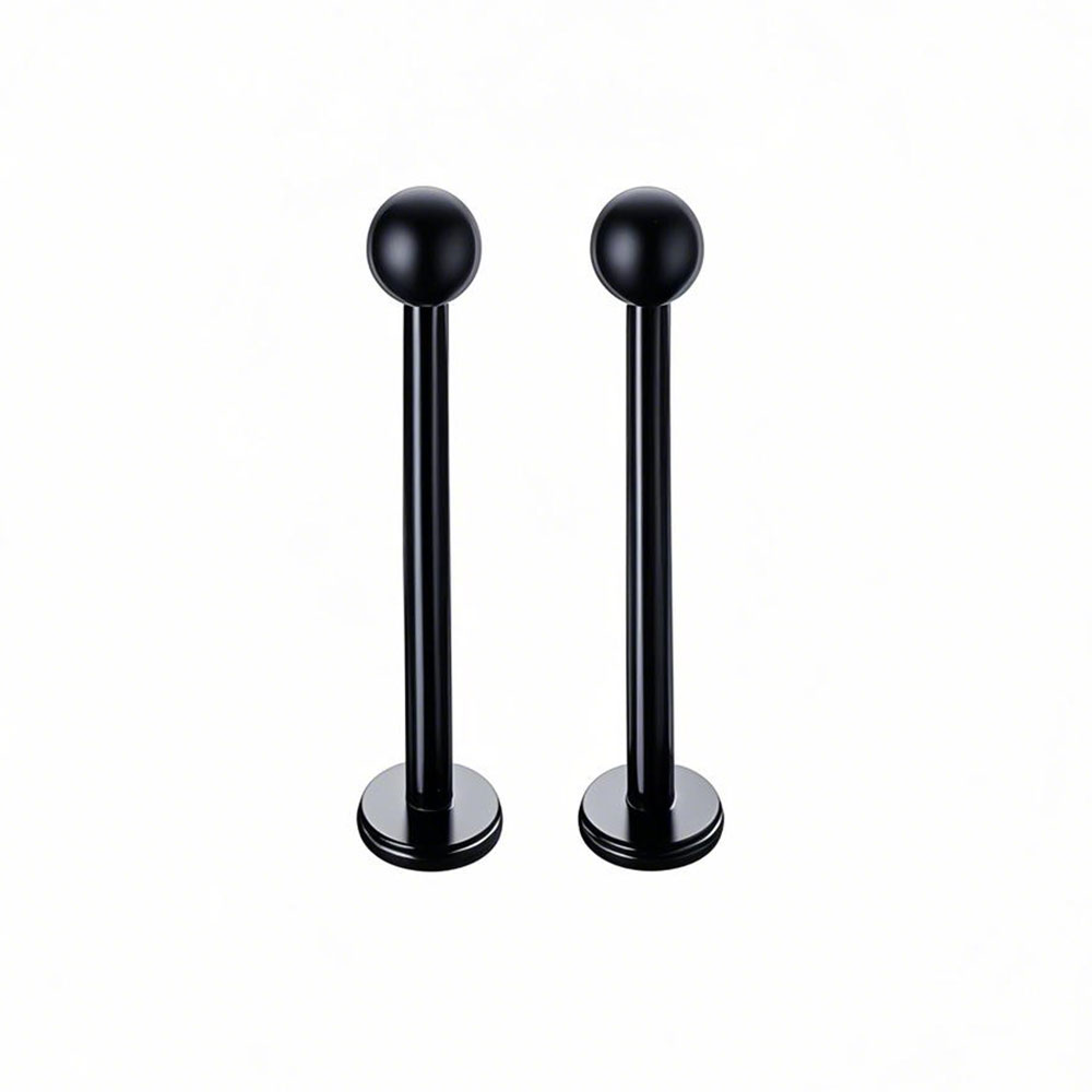 2 Pieces 316L Surgical Steel T - Flat Back Labret Stud ulasan dan harga