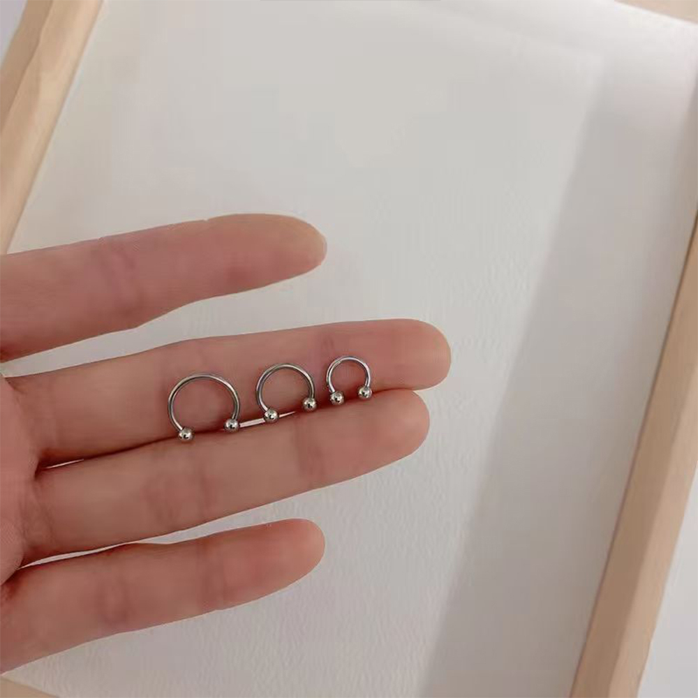 10 Pcs ASTM F136 Titanium Inte - Flat Back Labret Stud ulasan dan harga