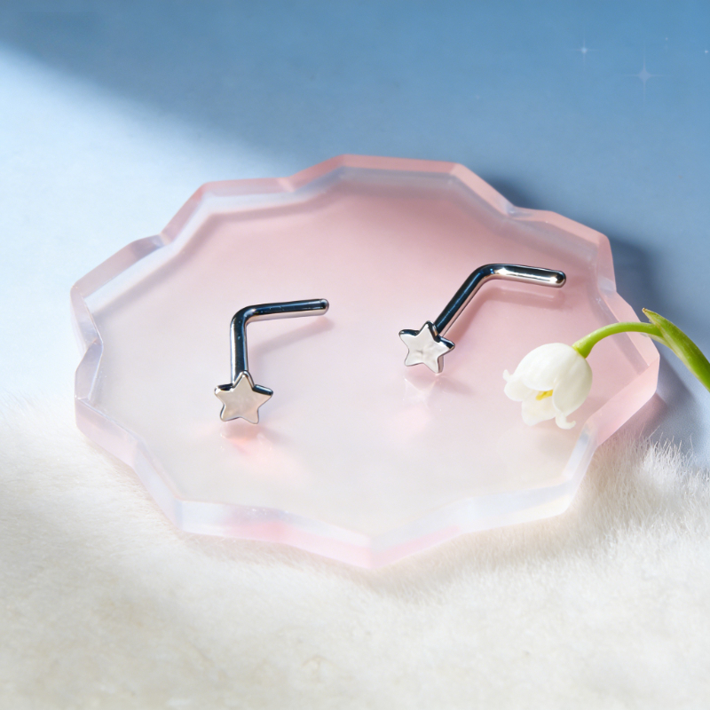 1Pc Trendy Sweet Cool Style St - Qualiti Body Jewelry ulasan dan harga