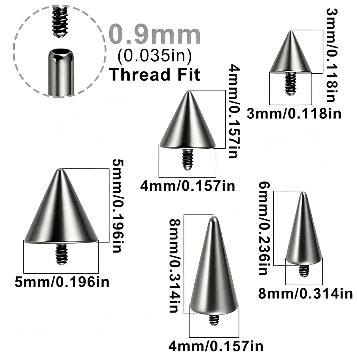 5pcs/Lot ASTM F136 G23 Titaniu - Flat Back Labret Stud ulasan dan harga