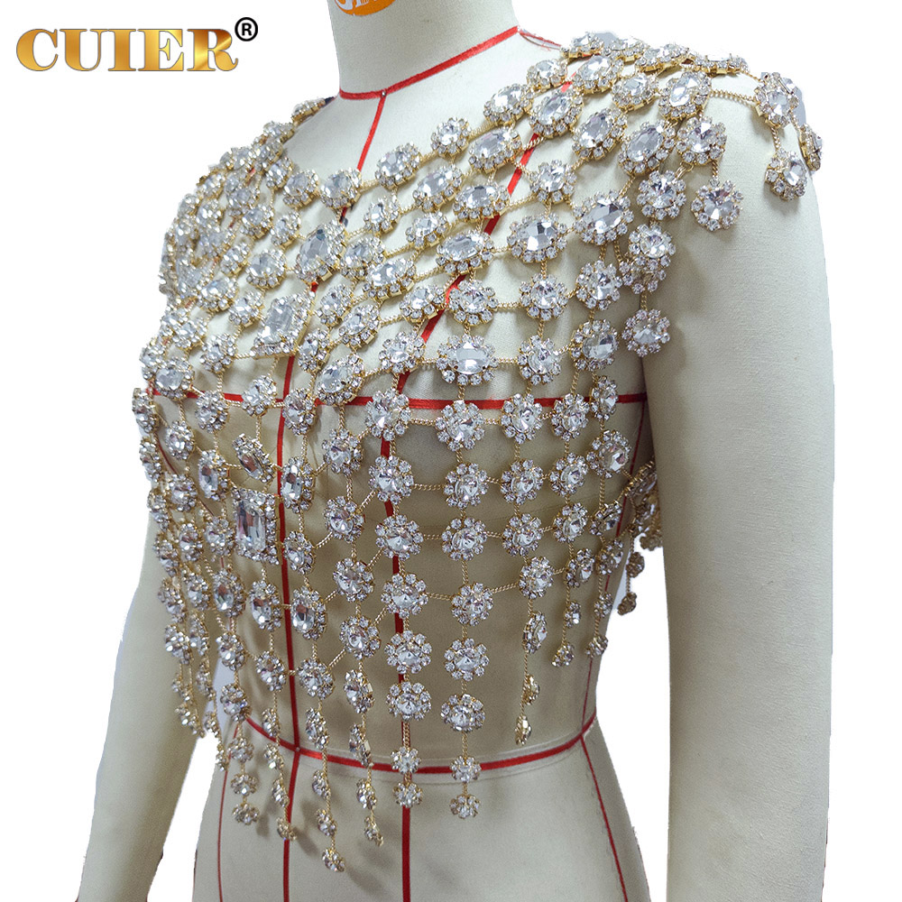 CUIER Women's Gold Rhinestone  - Body Jewelry Rhinestone ulasan dan harga