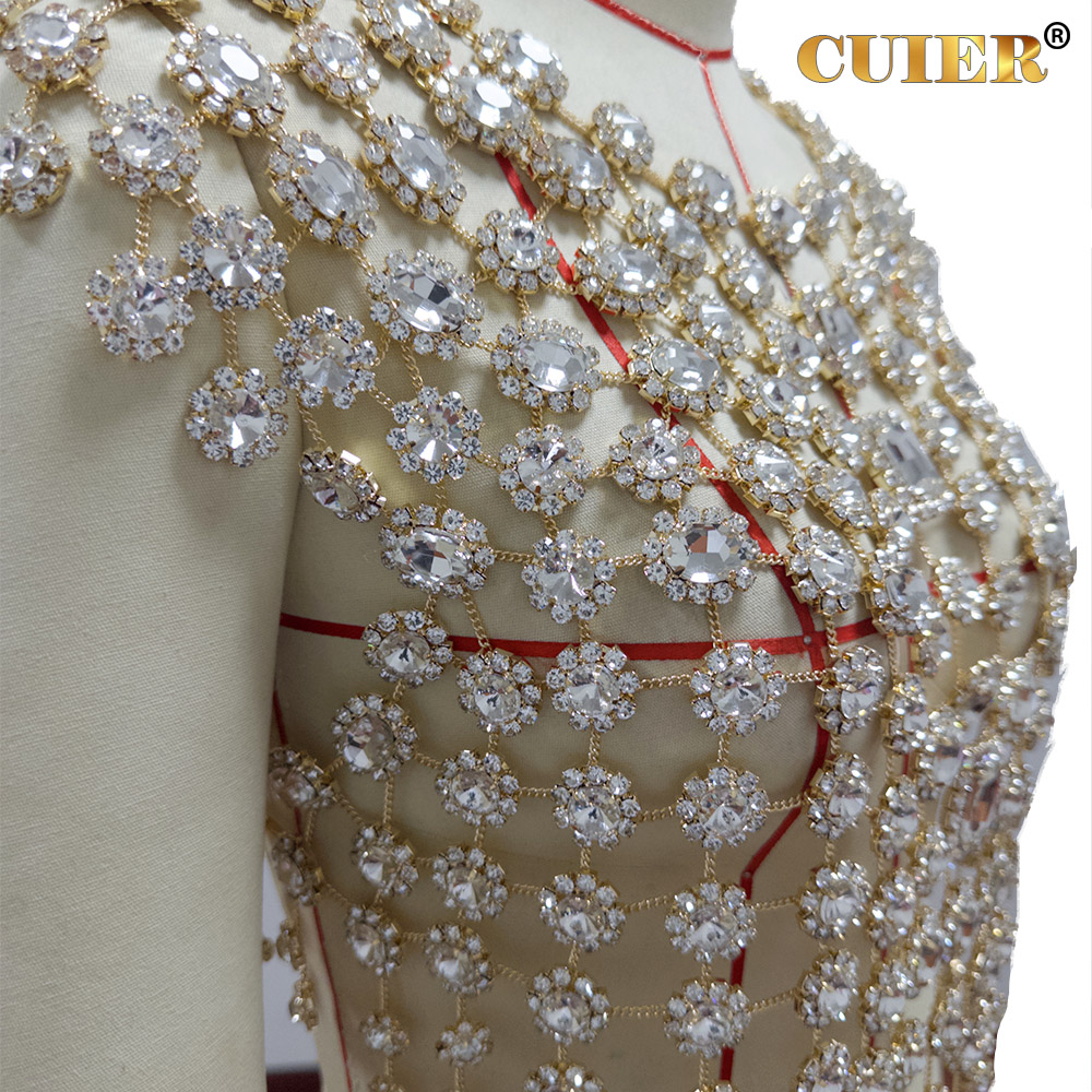 CUIER Women's Gold Rhinestone  - Body Jewelry Rhinestone ulasan dan harga