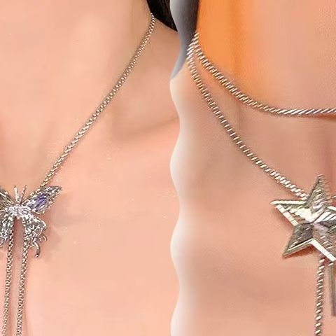 Titanium Steel Pull Butterfly  - Body Jewelry Hot ulasan dan harga