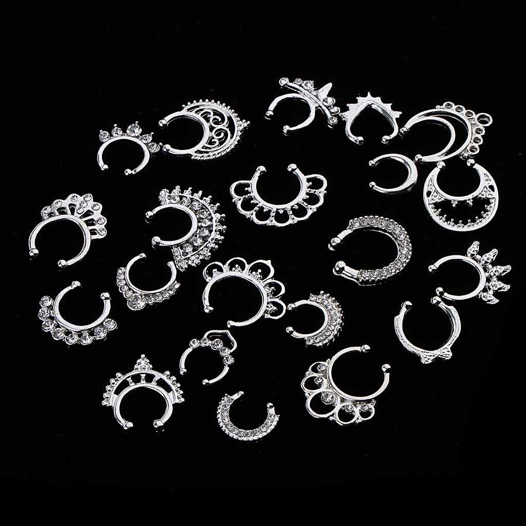 Hot Sale 21/3PCS Nose Fake Sep - Body Jewelry Hot ulasan dan harga